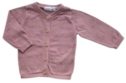 Name it mørk rosa finstrikket cardigan str. 68