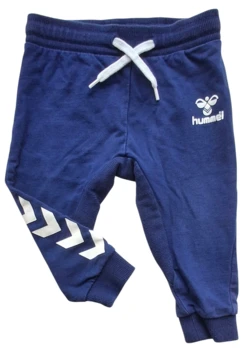 Hummel blå sweatpants str. 68