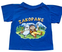 B&C collection blå kortærmet T-shirt str. 86-92