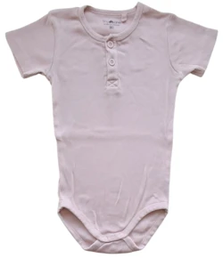 Tiny one lyserød kortærmet rib body str. 80