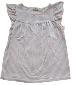 Pomp de lux rosa-beige ærmeløs kjole str. 98-104