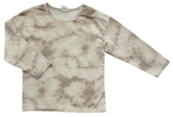 H&M beige batikfarvet langærmet bluse str. 92