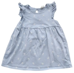 H&M lyseblå ærmeløs sommerkjole str. 68