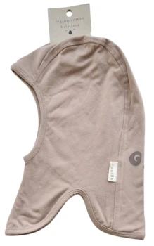 Ny Nuuroo lysebrun bomulds balaclava str. 48 cm