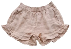 Marmar lys laksefarvet-rosa hør shorts str. 4 år
