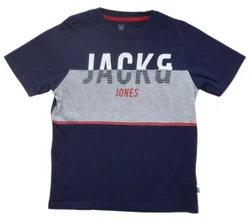 Jack & Jones mørkeblå kortærmet T-shirt str. 152