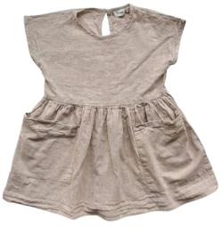 Lil'Atelier stribet kortærmet kjole str. 110