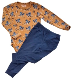 Kids up baby orangebrun body og bukser str. 86