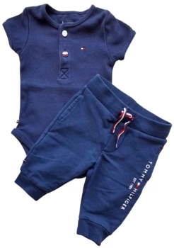 Tommy Hilfiger mørkeblå body og sweatbukser str. 56