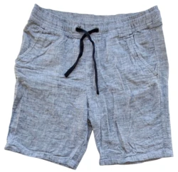 H&M lysegrå småternede shorts str. 152