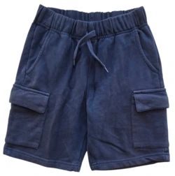 Pomp de lux mørkeblå lange sweat shorts str. 146-152