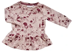 Name it rosa langærmet sweat-kjole str. 62