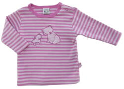 Pippi lyserød stribet T-shirt str. 62