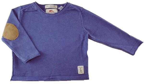 Zara knitwear blå finstrikket bluse str. 74