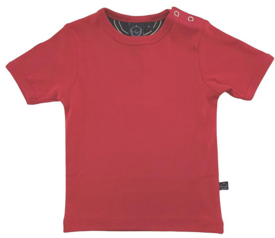 Ny idaT rød kortærmet T-shirt str. 74