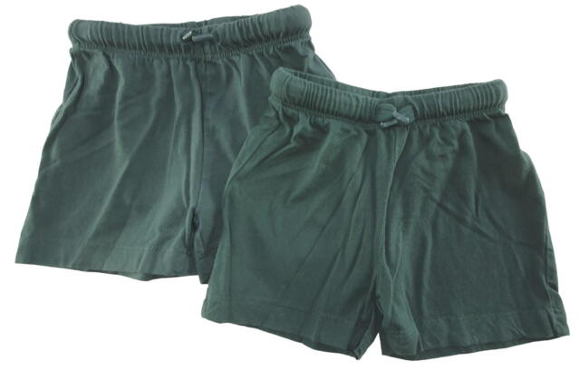 VRS to par grønne bomulds shorts str. 62+68