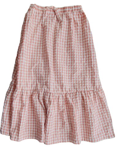 Pomp de lux rosa ternet lang nederdel str. 146-152