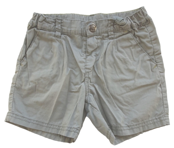 H&M grågrønne tynde shorts str. 110