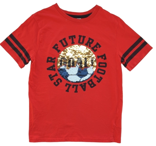 H&M rød kortærmet T-shirt str. 134-140