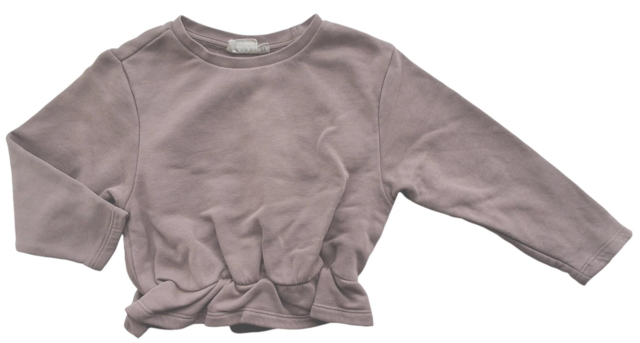 Lil'Atelier rødbrun langærmet sweatshirt str. 104