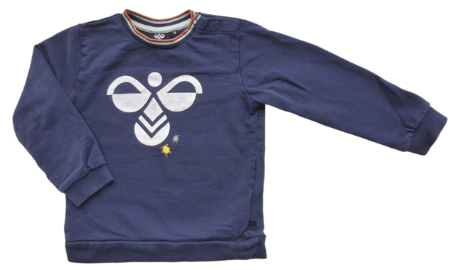 Hummel mørkeblå langærmet sweatshirt str. 98