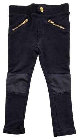 H&M sorte leggings str. 92