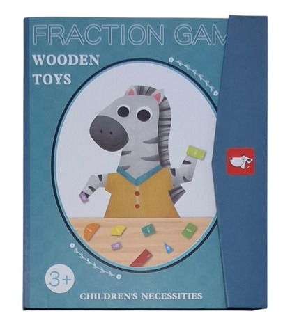 Wooden toy fraktion game