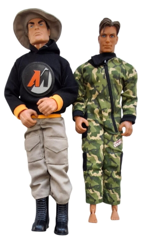 To maskuline action man dukker