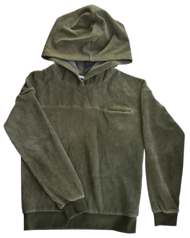 Name it grøn fløjls sweatshirt str. 146-152