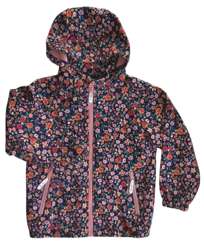 Friends småblomstret softshell jakke str. 122