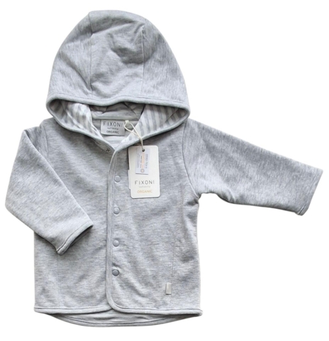 Ny Fixoni grey melange vendbar cardigan