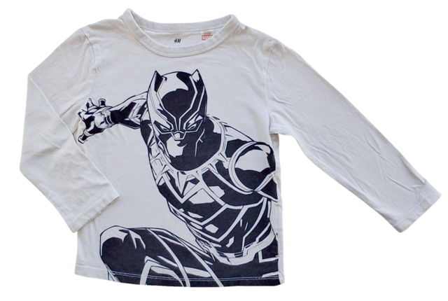 H&M råhvid langærmet T-shirt str. 98-104