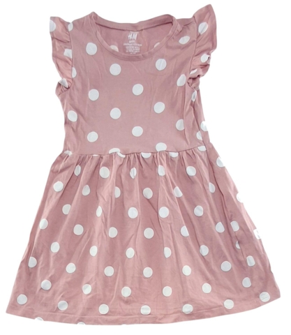 H&M rosa ærmeløs sommerkjole str. 98-104
