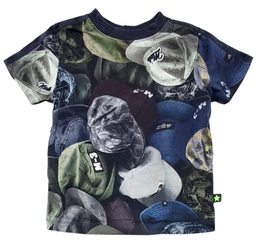 Molo mørkeblå kortærmet T-shirt str. 92