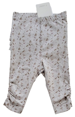 Nye Fixoni beige leggings med print