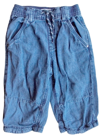 VRS tynde blå denim lange shorts str. 128