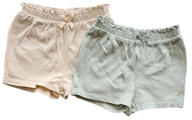 H&M to par bløde sommershorts str. 86