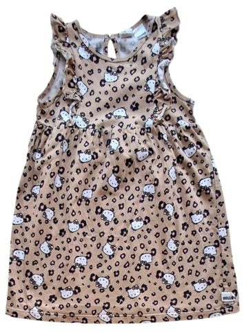 H&M lysbrun ærmeløs sommerkjole str. 98