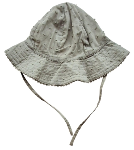 H&M grøn fin sommerhat str. 74-80