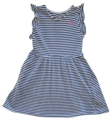 H&M blåstribet ærmeløs sommerkjole str. 98-104