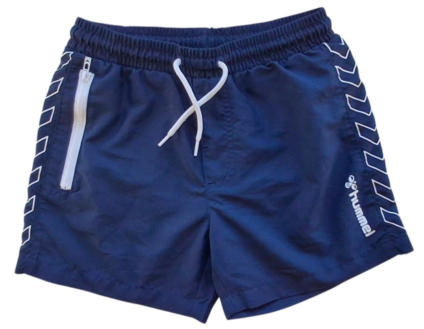 Hummel mørkeblå korte shorts str. 128