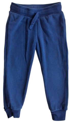 H&M mørkeblå lange sweat pants str. 98