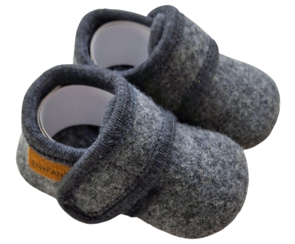 Nye En Fant uld hjemmesko, grå