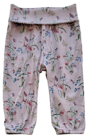 Name it rosa blomstrede leggings str. 68