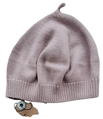 Ny En Fant rosa finstrikket hue str. 52 cm