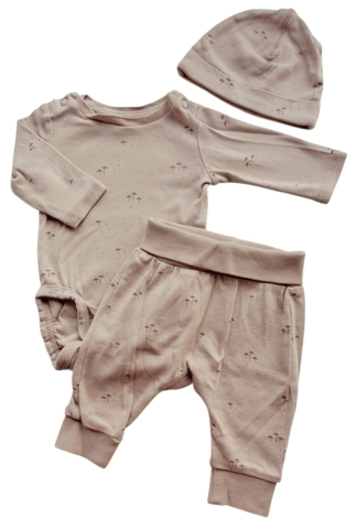 H&M lysebrunt babysæt str. 50