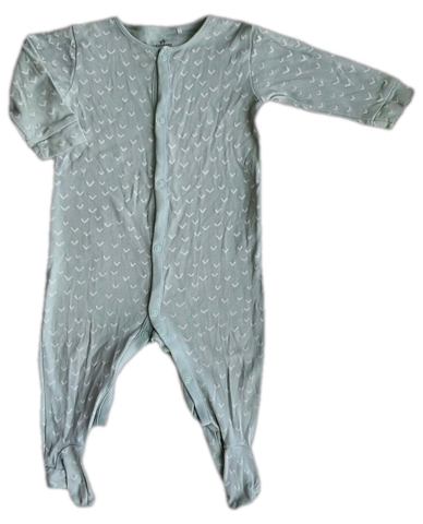 Next baby lysegrøn langærmet natdragt str. 68