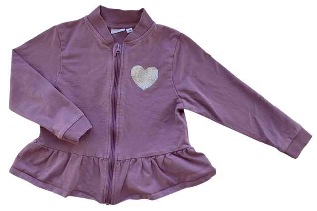 Guppy lilla langærmet sweat bluse str. 110