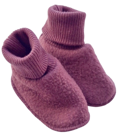 Friends bordeauxrøde uld futter str. 80-92