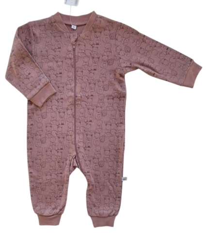 Ny Pippi mørk pudderfarvet natdragt str. 62